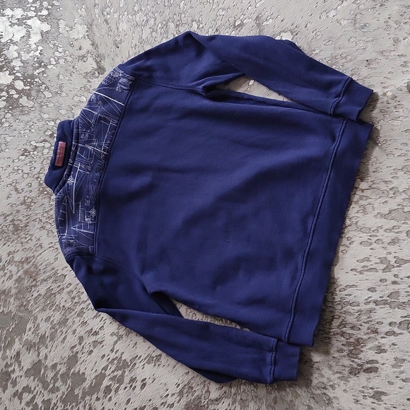 Vineyard Vines Nautical Shep 1/4 Pullover Shirt Sz20 Big Kids - Picture 6 of 7